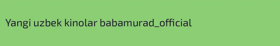 Yangi uzbek kinolar babamurad_official